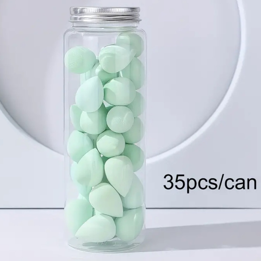 Mini Cosmetic Makeup Sponges Tiffany Blue Green Turquoise Travel